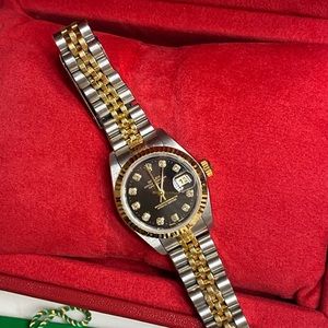 ROLEX DATEJUST WATCH DIAMONDS